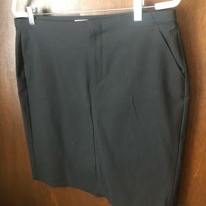 Gap Pinstripe Pencil Skirt
